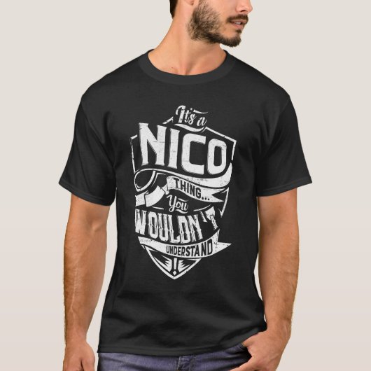 ニコの話だよわかんないだろ Tシャツ (正面)