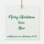 ニコクリスマスオーナメント2024 セラミックオーナメント (裏面)