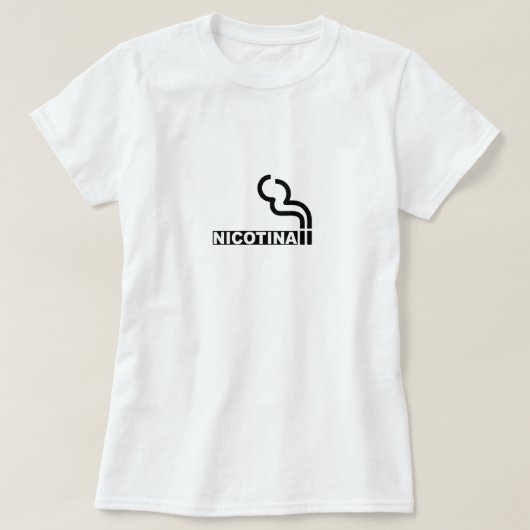 ニコチナ Tシャツ (デザイン正面)