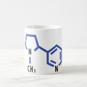 ニコチンの喫煙 コーヒーマグカップ (中央)