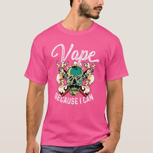 ニコチン中毒者の私 Tシャツ (正面)