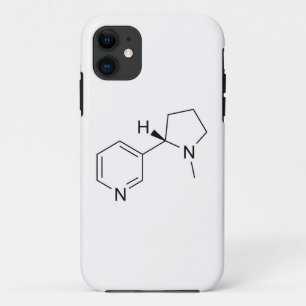 ニコチン化学式科学記号 iPhone 11 ケース