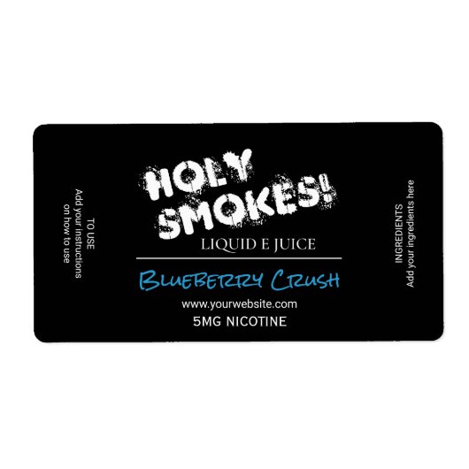 ニコチンEジュースラベル ラベル (正面)