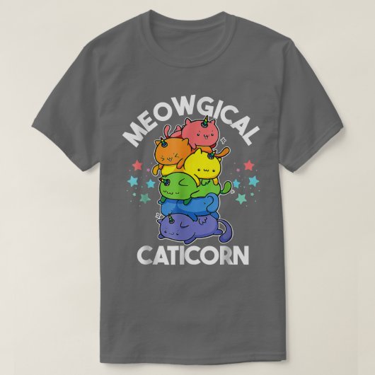 ニコニコおもしろいン&かわいいキットコーン Tシャツ (デザイン正面)