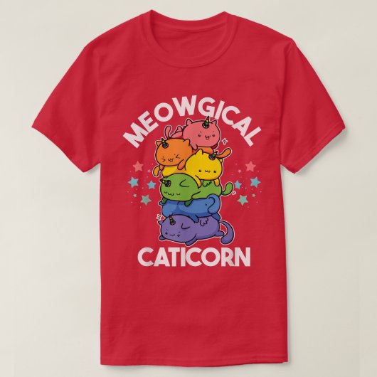 ニコニコおもしろいン&かわいいキットコーン Tシャツ (デザイン正面)