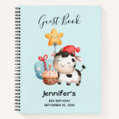 ニコニコかわいい愛らしい誕生日ゲストブック ノートブック (正面)
