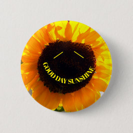 ニコニコひまわり太陽 缶バッジ