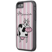 ニコニコガーリーアニマルプリントモノグラムの Case-Mate iPhoneケース (裏面左)