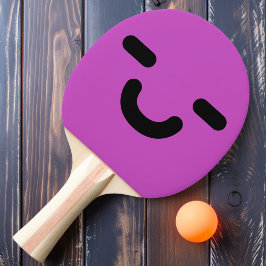 ニコニコスマイルパープル卓球ラケット 卓球ラケット