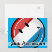 ニコニコ国旗 ポストカード (正面/裏面)