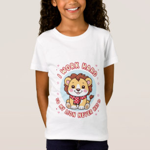 ニコニコ獅子 – かわいい幸せベビー獅子Tシャツ Tシャツ