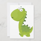 ニコニコ緑ディノ 招待状 (正面)