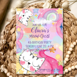 ニコニコ誕生日の招待 招待状