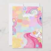 ニコニコ誕生日の招待 招待状 (裏面)