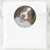 ニコニコ赤トライオージー ラウンドシール (バッグ)