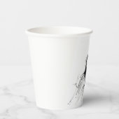 ニコニコ雪だるま紙カップ 紙コップ (正面)