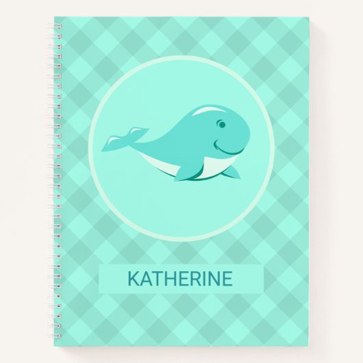 ニコニコ鯨新学期 ノートブック (正面)