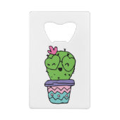 ニコニコActus Art Valentines Art Valentines Drawi クレジットカード栓抜き (裏面)