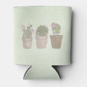 ニコニコCactusトリオウォーターデザイン 缶クーラー (正面)