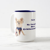 ニコマイヒーロお気に入りのーコーヒーカップ ツートーンマグカップ (正面左)