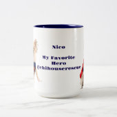 ニコマイヒーロお気に入りのーコーヒーカップ ツートーンマグカップ (中央)