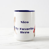 ニコマイヒーロお気に入りのーコーヒーカップ ツートーンマグカップ (中央)