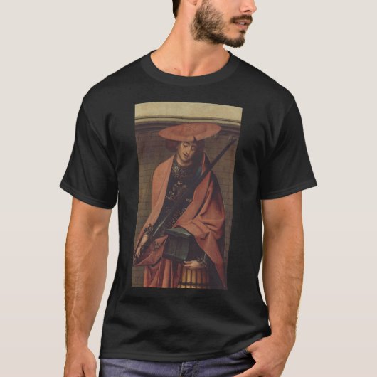 ニコメディアのアドリアノ聖人の殉教者の決意アート Tシャツ (正面)