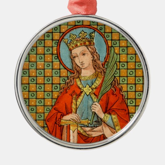 ニコメディアのセント・バーバラ(JP 01) メタルオーナメント (正面)