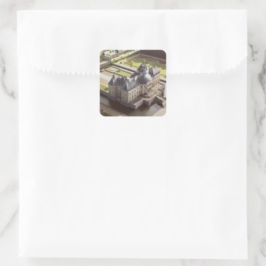 ニコライのために設計されたシャトーの空中表示 スクエアシール (バッグ)