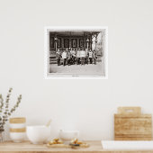 ニコライ2世（1868年～1918年）が庭に立つ ポスター (キッチン)