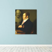 ニコライ・グネディッチポートレート, 1839 キャンバスプリント (インサイチュ (ウッドフロア))