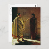ニコライ・ゲ – 真実とは何か。キリストとピラト ポストカード (正面/裏面)