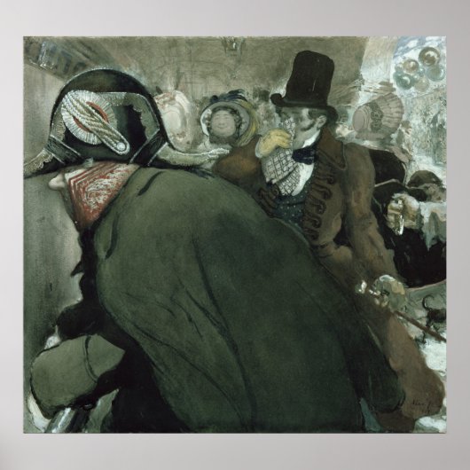 ニコライ・ゴゴゴルによる鼻イラストレーション ポスター (正面)