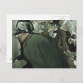 ニコライ・ゴゴゴルによる鼻イラストレーション ポストカード (正面/裏面)