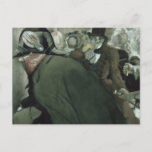 ニコライ・ゴゴゴルによる鼻イラストレーション ポストカード (正面)