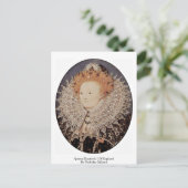 ニコライ・ヒリアードによるイギリスのエリザベス1世 ポストカード (スタンド正面)