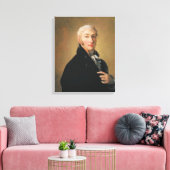 ニコライ・ミハロビッチ・カラムジンポートレート1805年 キャンバスプリント (インサイチュ (リビング))