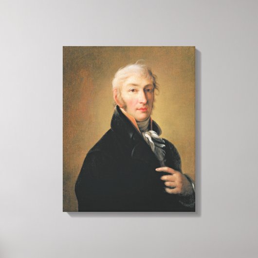 ニコライ・ミハロビッチ・カラムジンポートレート1805年 キャンバスプリント (正面)