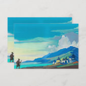 ニコライ・ローリッチによるラディアントシティ巡礼者 サンキューカード (正面/裏面)