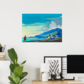 ニコライ・ローリッチによるラディアントシティ巡礼者 ポスター (ホームオフィス)