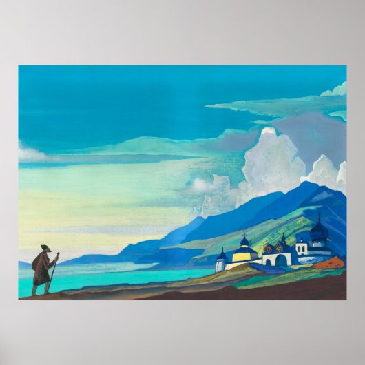 ニコライ・ローリッチによるラディアントシティ巡礼者 ポスター (正面)