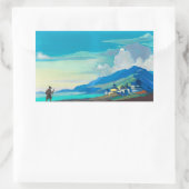 ニコライ・ローリッチによるラディアントシティ巡礼者 長方形シール (バッグ)