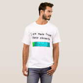 ニコラウスの周期表名シャツ Tシャツ (正面フル)