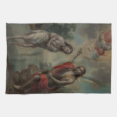 ニコラウス・エネルギケによるキリストのバプテスマ キッチンタオル (横)
