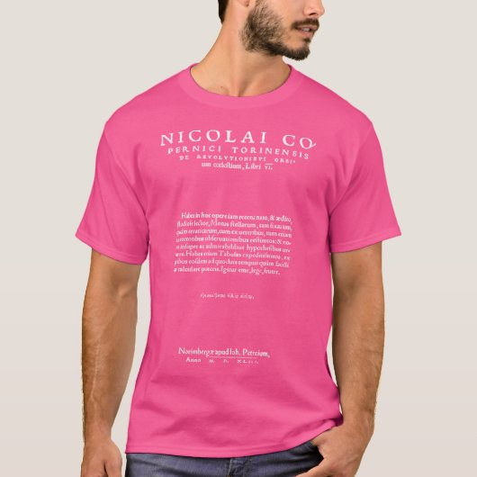 ニコラウス・コペルニクス革命天文学協会 Tシャツ (正面)