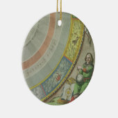 ニコラウス・コペルニクス(1473-1543年)、地図からの詳細 セラミックオーナメント (右)