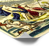 ニコラエス・ヴィシュエによる世界の旧地図 ポスター (角)