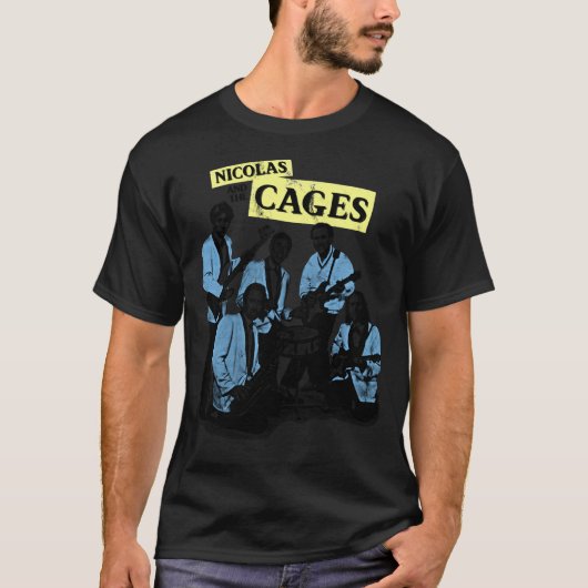ニコラスとケイジ(Nic Cage Band Shirt) Clasi Tシャツ (正面)