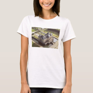 ニコラスのために設計されている館の空中写真 Tシャツ