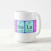 ニコラスの定期的なテーブル名mug コーヒーマグカップ (正面右)